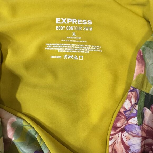 Express Women's Printed Balconette Body Contour Swim Bottom Size XL Multi Color - Picture 4 of 5